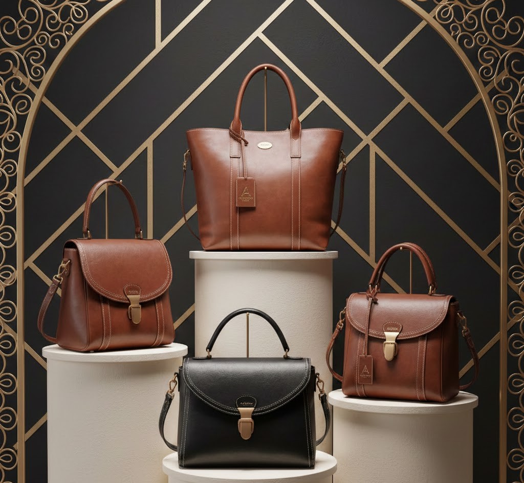 Handcrafted leather handbags