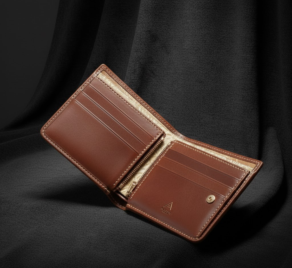 Handcrafted leather wallet